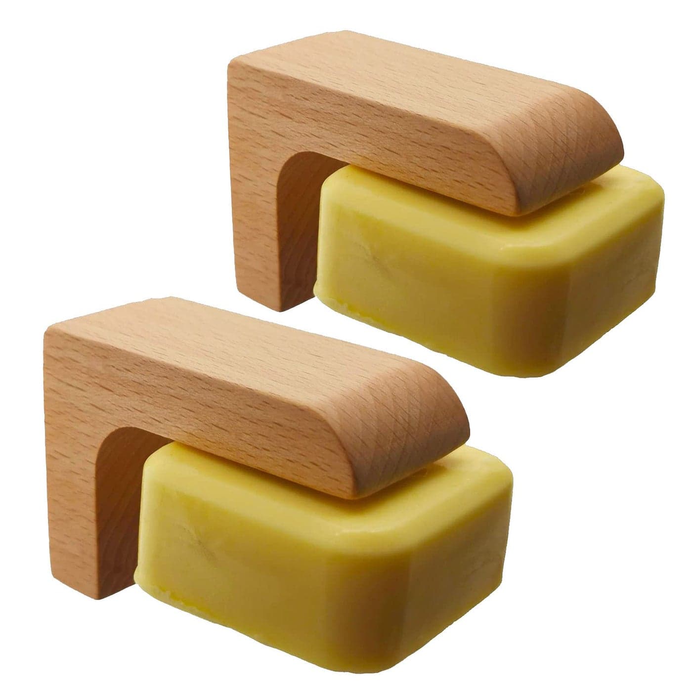 2sets Wood Magnetic Bar Soap Holder for Shower WallMagnet Air Dry Soap Saver Self Draining EcoFriendly Wooden Soap Dish for Soaps Beard Shampoo Bars