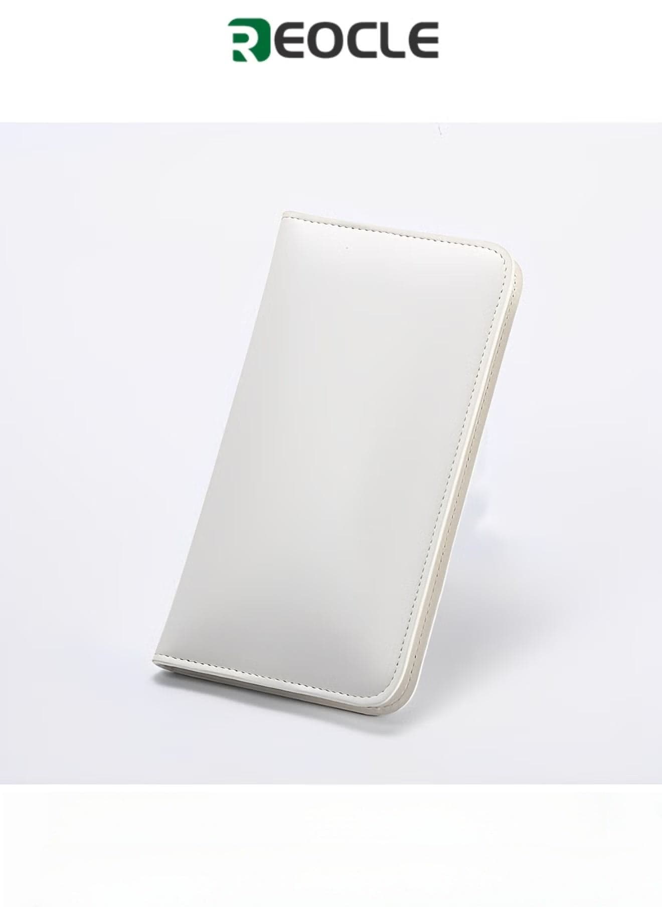 Wireless Charging Phone Wallet Compatible with MagSafe Wireless Charging RFID Blocking Magnetic Leather Wallet with 8 Card Slots