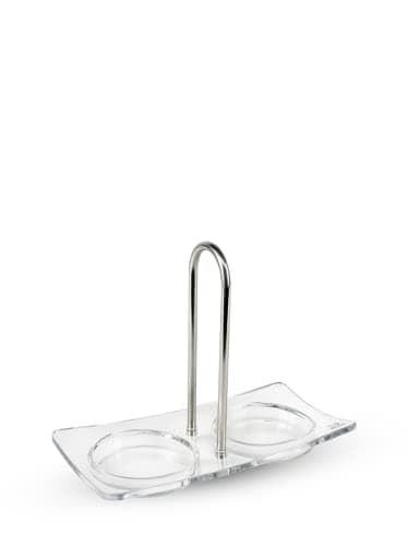 Peugeot Linea Salt and Pepper Mill Tray, Acrylic, Transparent (25854)