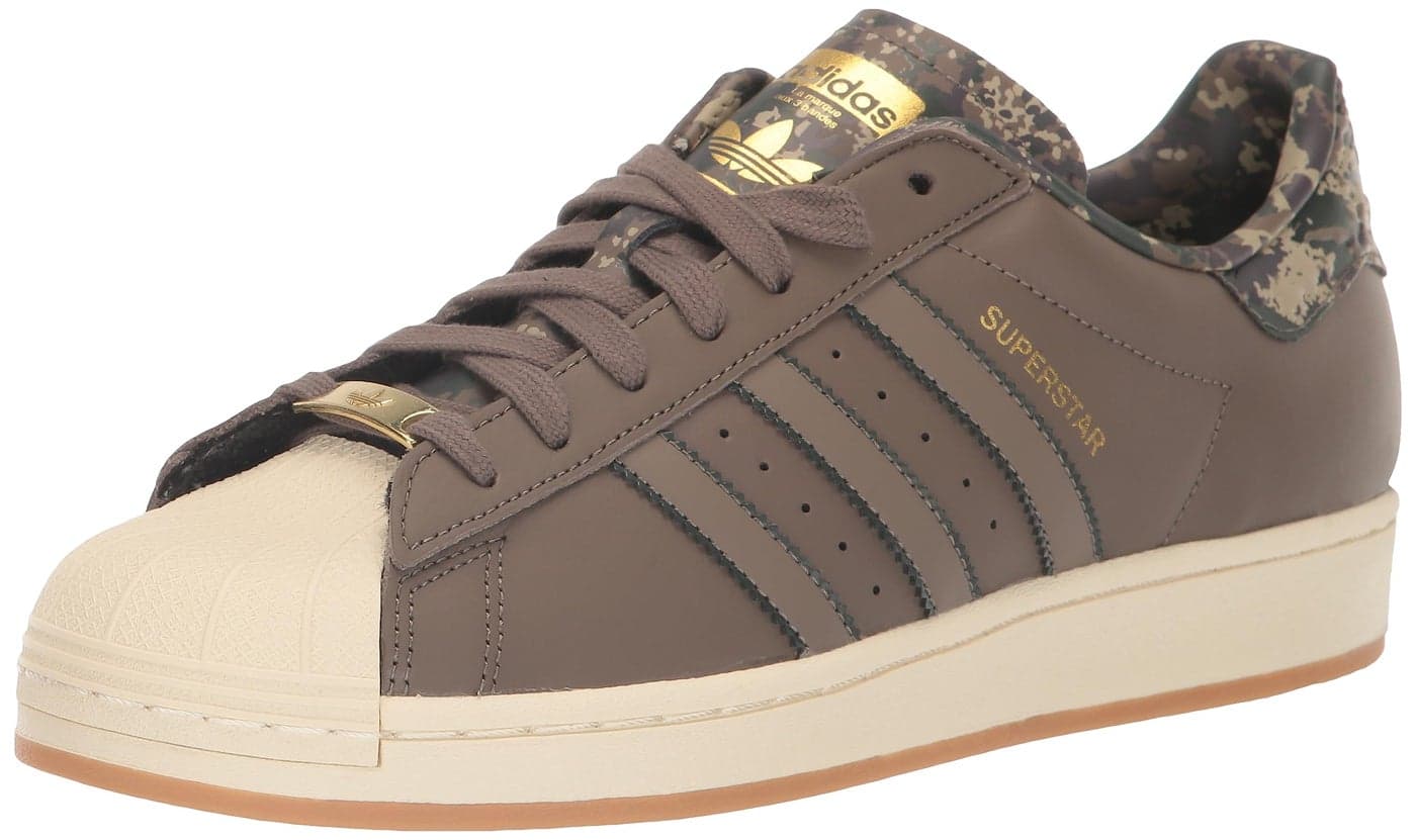 adidas Originals Men's Superstar Sneaker, Blanch Brown/Blanch Brown/Cream White, 6