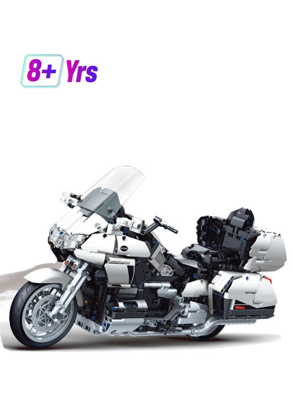 Travel Motorcycle Model Set Building Blocks Leisure Decompression Assembly Toys Children Adult Home Decorations