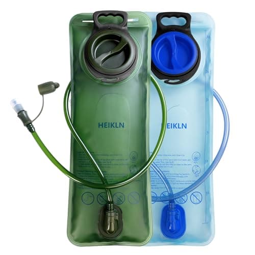 HEIKLN Hydration Bladder 3 Liter,Water Bladder Pack of 2,Water Storage Bag Reservoir Hydration Pack Replacement for Bicycling Hiking Camping Hunting Running