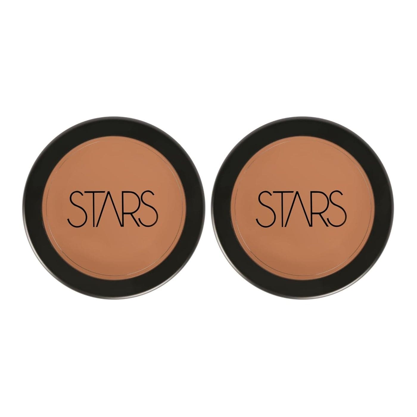Stars Cosmetics Makeup Foundation Cream Face Professional Light Weight Matte Finish Waterproof blends seamlessly Long Lasting Full Coverage All Skin Types For Girls Womens LE Pack of 2 8g Each
