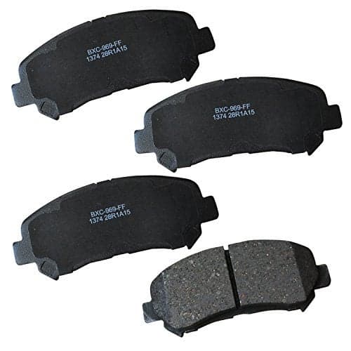 Bendix Premium SBC1374 Ceramic Front Brake Pads for Select Models Nissan Juke, Maxima, Rogue, Rogue Select, Sentra, X-Trail, Suzuki Kizashi
