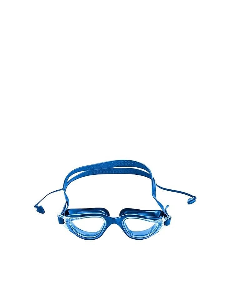 EL1002 Stylish Swimming Goggle with Anti-Fog and UV Protection | Material : Silicon, Plastic | With Adjustable Strap and Ear Buds | Soft Silicon Gasket for Leak Proof | With Hard Case