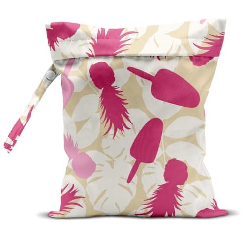 zcyxuuw Wet Bag Wet Dry Bag Wet Bag for Swimsuit Travel Beach Pool Diapers Dirty Yoga Gym Clothes Makeup Bag Waterproof Tropical Palm Leaves Decor Jungle Palm Leaf Favors