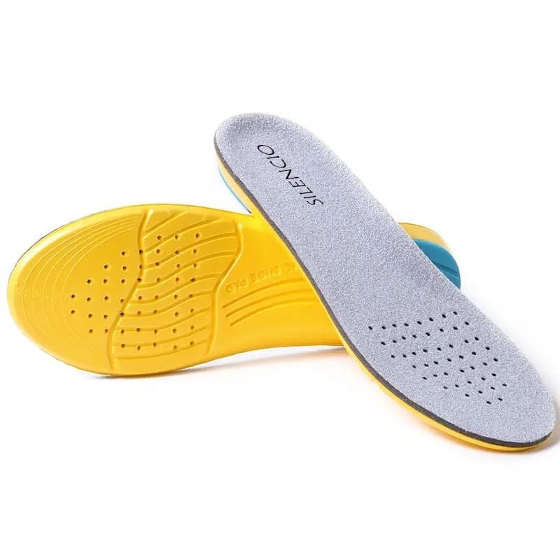 SILENCIO Foot Insole, Shoe Insole, Foot Swelling Relief, Orthotic Insoles, Memory Foam Insoles Providing Great Shock Absorption and Cushion, Best Insoles for Men and Women (EU 35-40)