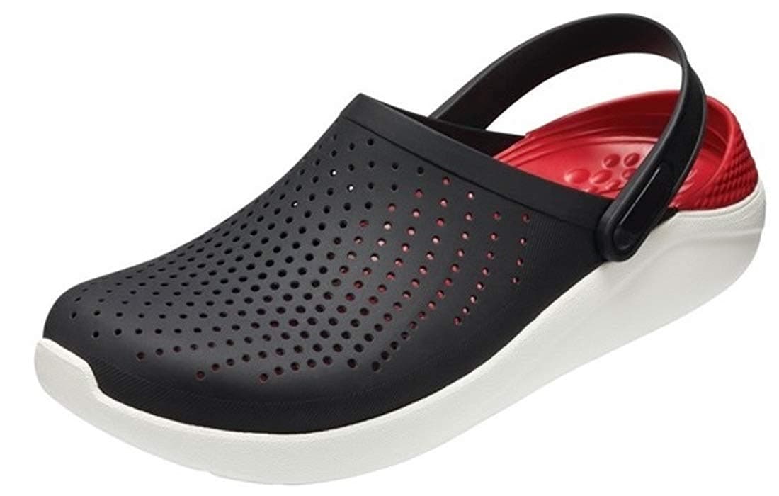 Zerol Men's CLOGS02 BlackRed Shoes - 10 UK (44 EU) (clog02blackred44)
