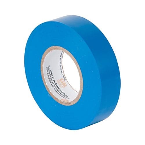 Gardner Bender GTB-667P Electrical Tape, ¾ in x 60 ft., Durable, Easy-Wrap, Flame Retardant, Blue