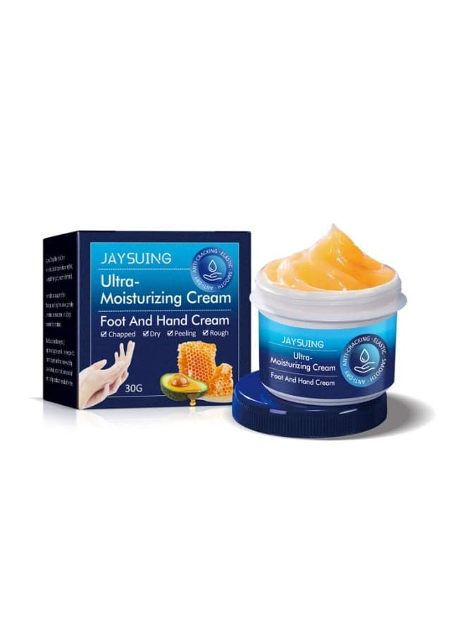 Ultra-Rich Moisturizing Cream for Complete Skin Care That Replenishes Lost Moisture, Repairs Damaged Skin Barriers, and Leaves Your Hands and Feet Feeling Smooth, Healthy, and Refreshed