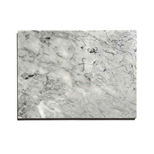 Kota Japan White Marble 12" X 16" Pastry & Cutting Board - Stay-Cool Natural Non-Stick Stone Surface for Dough Rolling, Pizza, Cake and Pie Making - Cheese & Charcuterie Tray Kitchen Countertop Slab