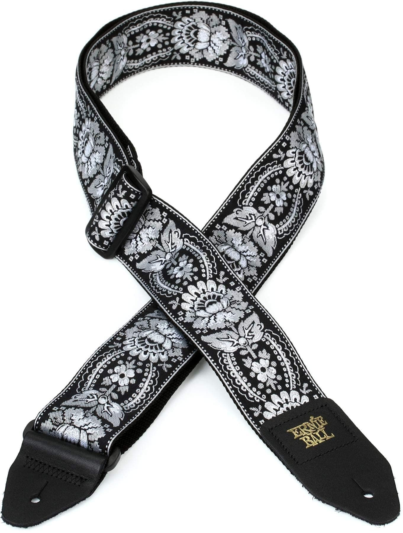 Ernie Ball Jacquard Guitar Strap, Silver Orleans (P04150)