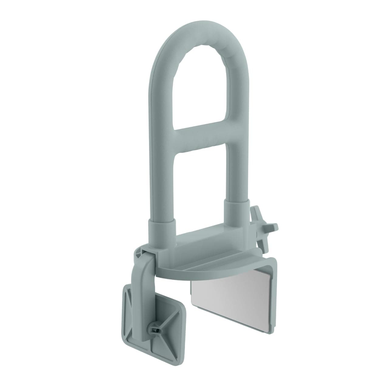 Medline Bathtub Grab Bar w Microban Bathroom Wall Support Handle NonSlip Shower Bar for Elderly Seniors Handicapped 250 Lbs Capacity