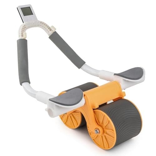 Comfortfriends Abs Roller for Men & Women Automatic Rebound Abs Roller Wheel for Effective Abs Home Exercise Workout, Gym Ab Roller for Men Abs Workout Equipment for Abdominal Ab Roller For Home