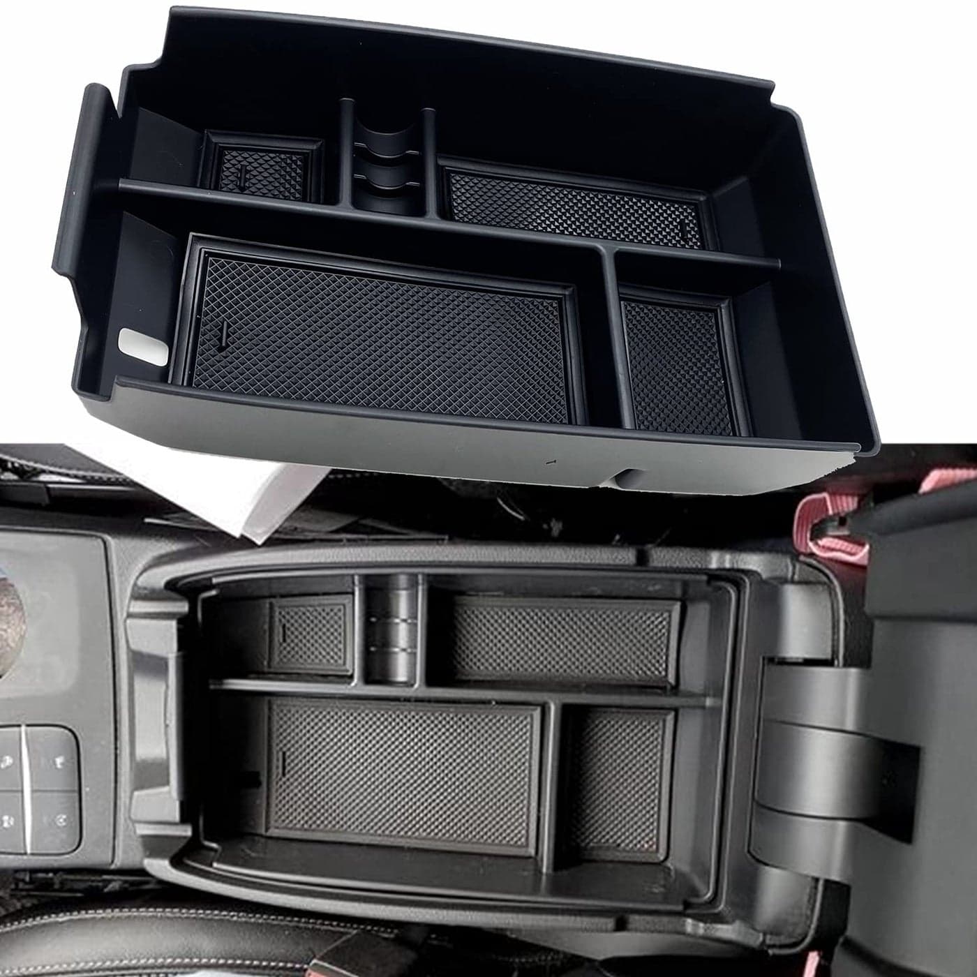 JOJOMARK Compatible with Ford Escape 2020 2021 2022 2023 2024 2025 Bronco Sport 20212023 2024 2025 Accessories Center Console Tray Organizer Armrest Secondary Storage Box