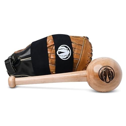 Rhino Wax Softball Glove Break in Kit Includes Soft Ball Sized Mallet and Wrap Accelerate Breakin Time Create the Perfect Pocket Designed Specifically for SoftBall Gloves not Baseball Mitts