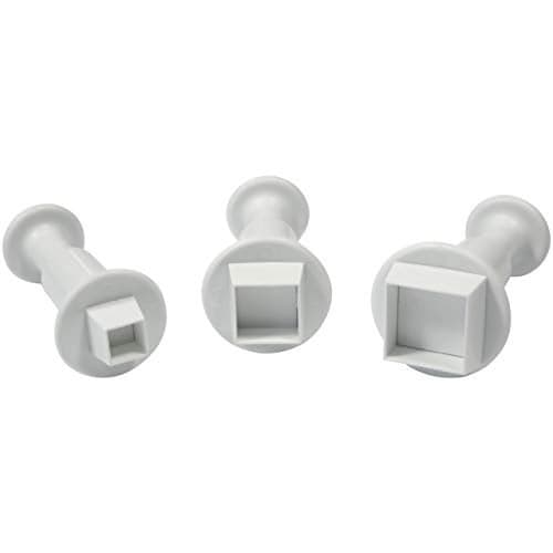 PME Plunger Cutters, Square, 3-Pack