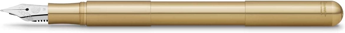 Kaweco SUPRA Brass Fountain Pen Medium Nib Ink Cartridges Retro Metal Box