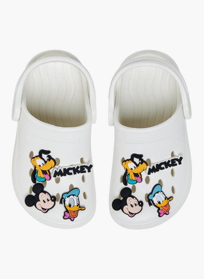 Disney Boys Mickey Mouse and Friends Backstrap Clogs — 30