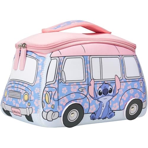 Get Trend Disney Stitch Toiletry Bag Travel Essentials Girls Makeup Bag Cruise Essentials Travel Accessories Gifts for Women Teens Blue Stitch