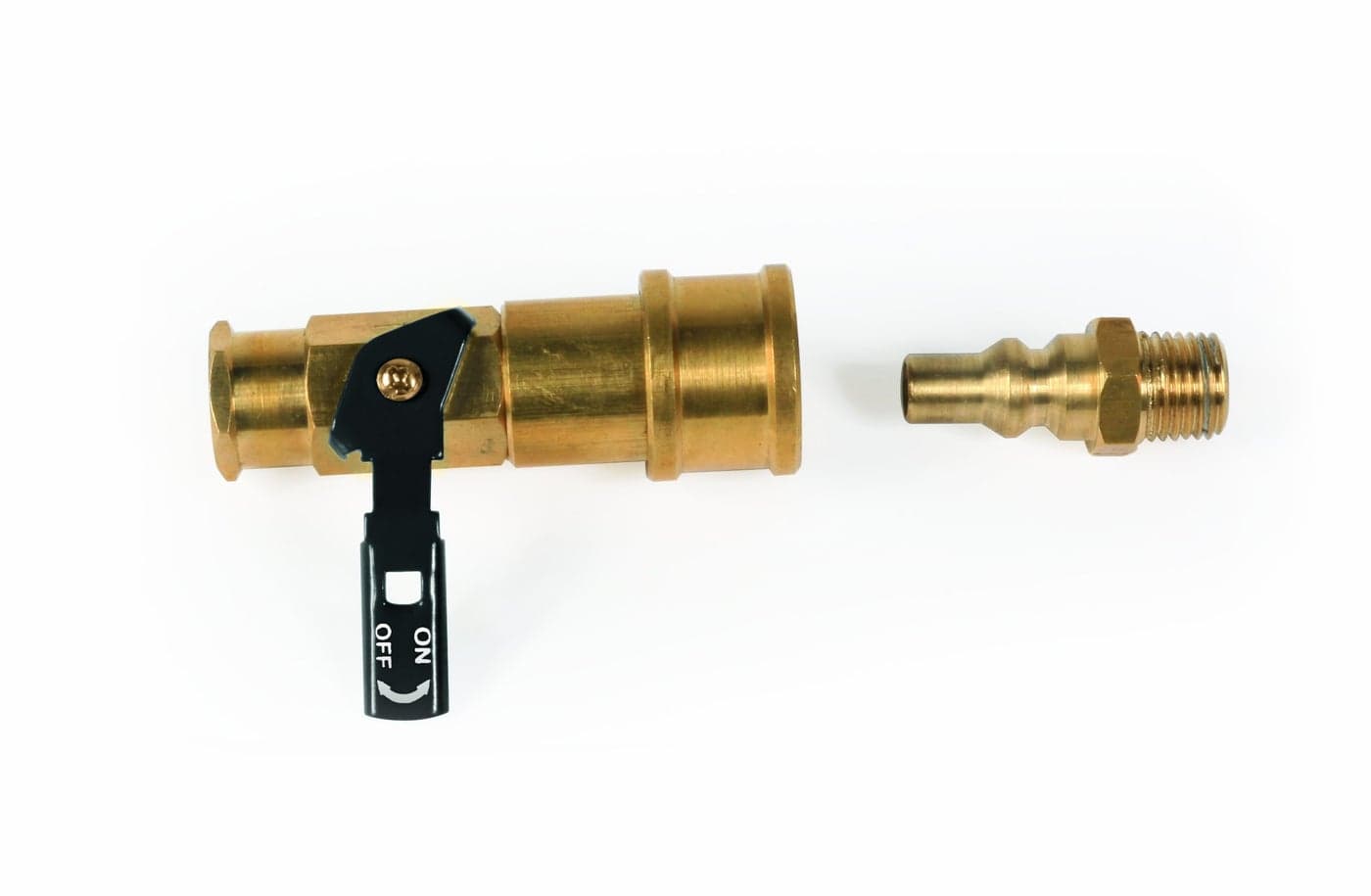 Camco 59853 Propane Quick Connect Kit - Valve & Full Flow Plug