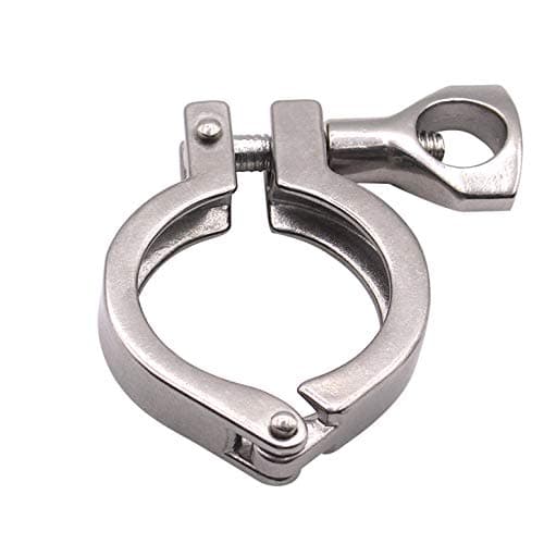 DERNORD Stainless Steel 304 Single Pin Heavy Duty Tri Clamp with Wing Nut for Ferrule TC 2'' (Pack of 5)
