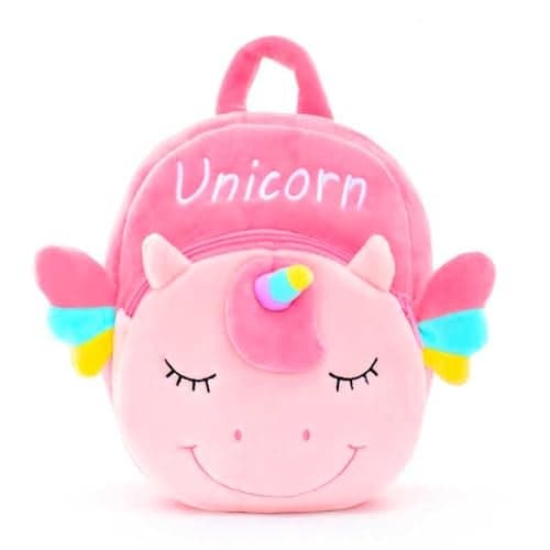 Sidak Unicorn Soft Bag for Kids - School Picnic Bag for Girls, Multicolor
