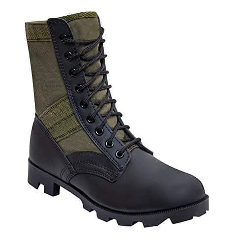Rothco Jungle Boots - 8 Inch - Durable All-Terrain Boot with Lightweight Comfort – Olive Drab – 10 Regular