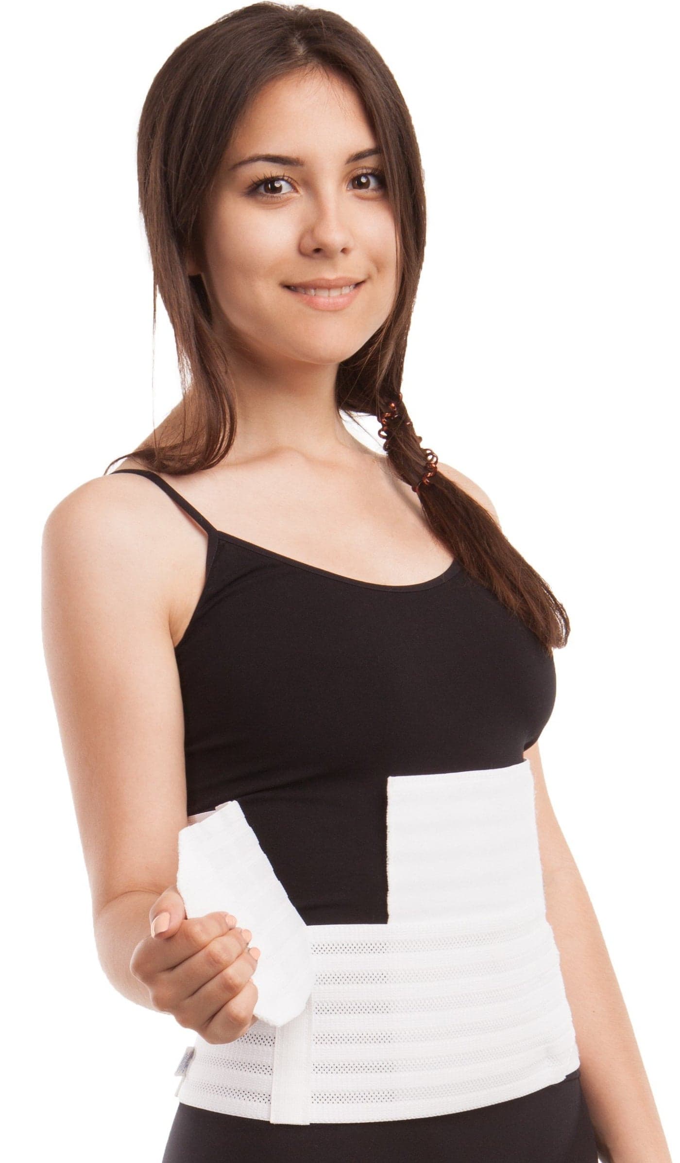 GABRIALLA 9'' Abdominal Binder for Women: Ideal Postpartum Belly Band and C Section Recovery Must Haves, Suitable for Post-Surgery Patients, Postpartum, and C Section Belly Band, Made in USA (Small)