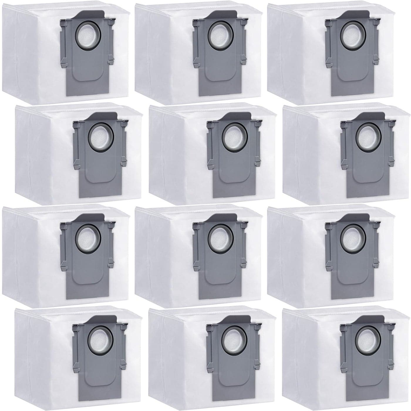 12 pack Dust Bags for roborock Disposable Dust Bag Q5 Q5 Q7 Q7 Q7 Max Q7 Max S7 MaxV Ultra S8 S8 Pro Ultra Robot Vacuumroborock q5 bags3L Large Capacity Disposable Bag Replacement