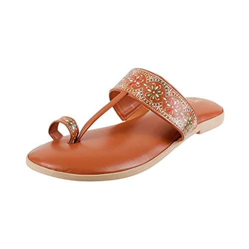 Metro Womens Synthetic Tan Suede Slippers (Size (4 UK (37 EU))