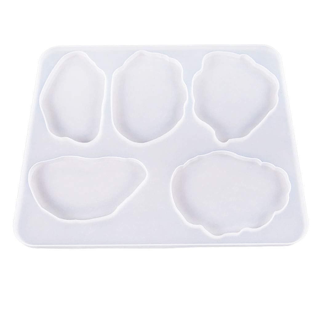ARTOOL Agate Resin Art Mold Creative DIY Multipurpose Silicone Coaster Epoxy Resin Art Irregular Shape Mould Set of 1 (A27)
