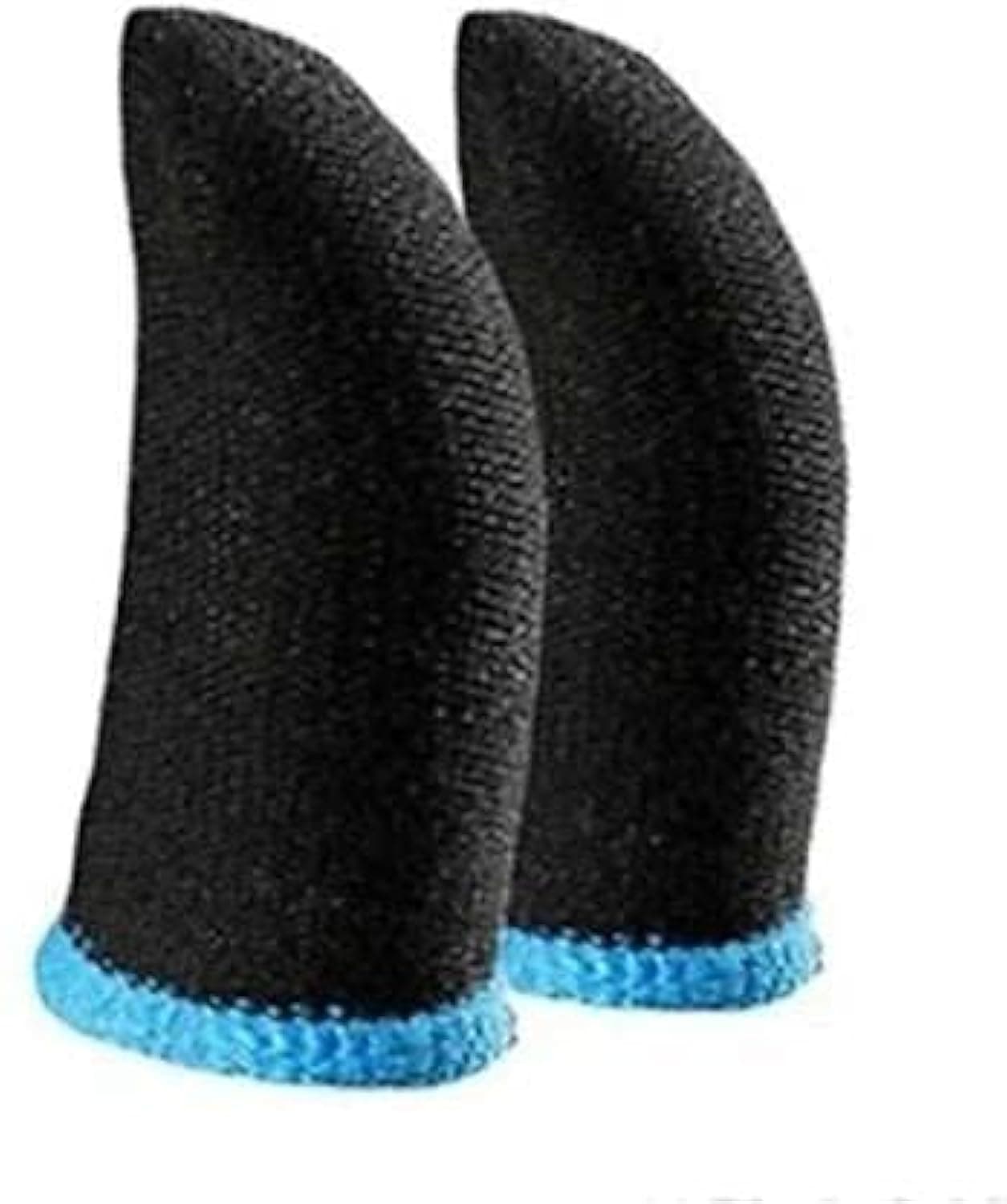 LIMESHOT Thumb Yellow Sleeve, Slip-Proof Sweat-Proof Professional Touch Screen Thumbs Finger Sleeve - (Blue Sleeve 1Pair)