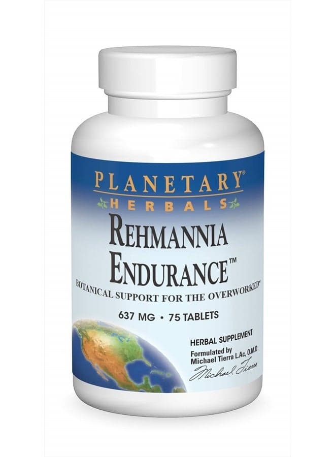 Rehmannia Endurance Tablets, 75 Count