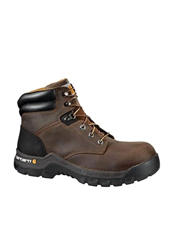 Carhartt Men's 6" CMF6066 Soft Toe Work Boot, Brown Oil Tanned Leather, 13 W US