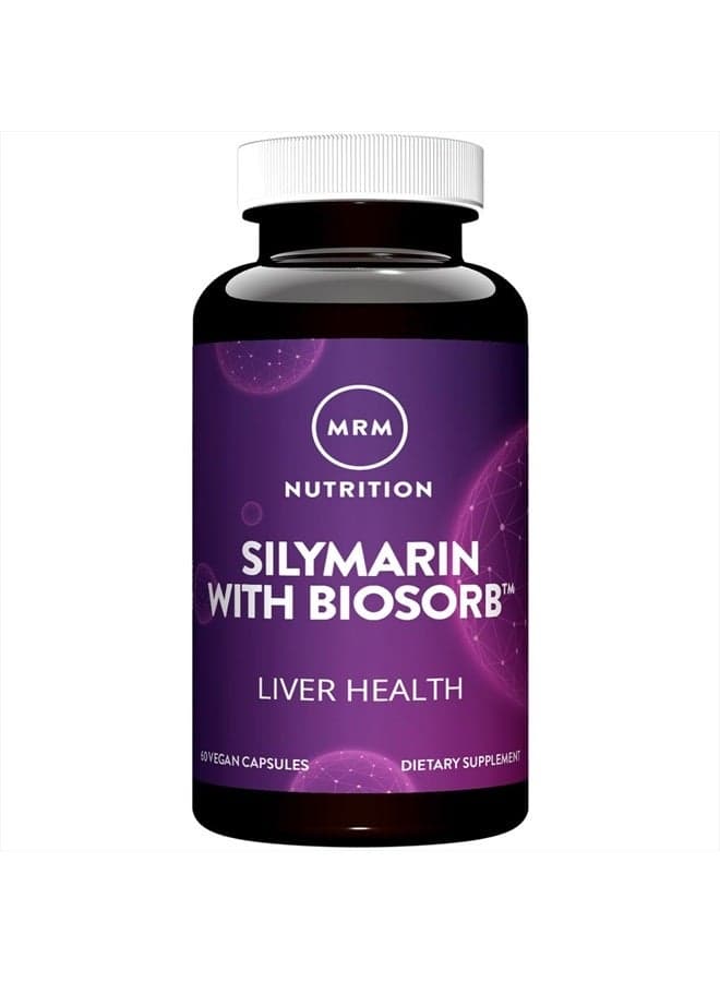 Nutrition Silymarin with Biosorb™ | Highly absorbable | Antioxidant | Gluten-Free + Vegan | 60 Servings