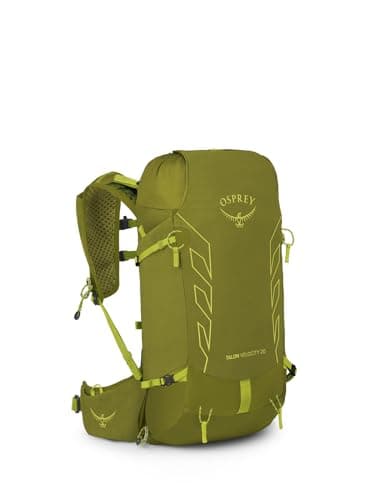 Osprey Talon Velocity 20L Men's Hiking Backpack, Matcha Green/Lemongrass, L/XL