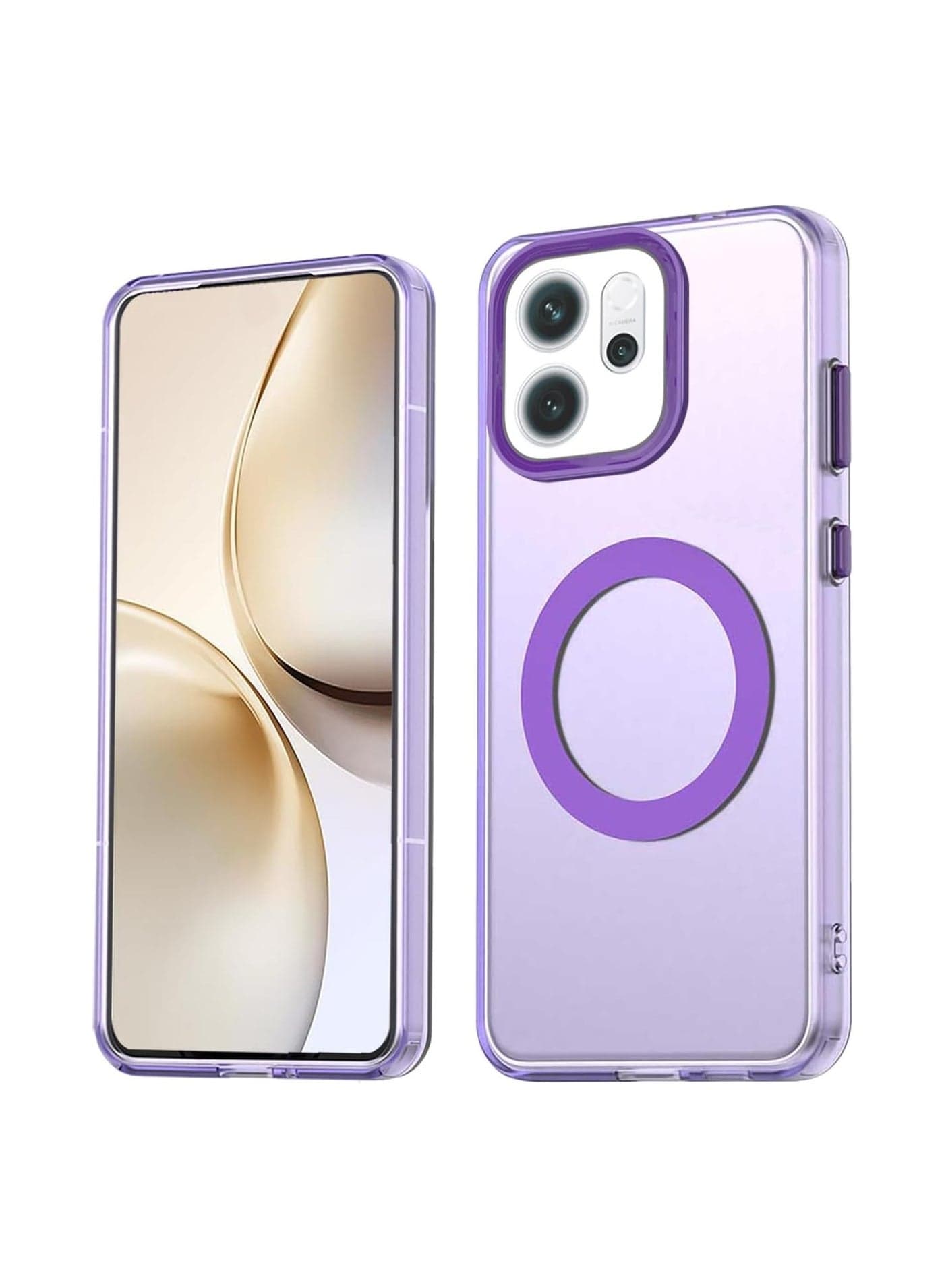 Case Compatible with Reno 14F 5G 【MagSafe Compatible】 Protective Case, Ultra Slim TPU Shockproof Matte