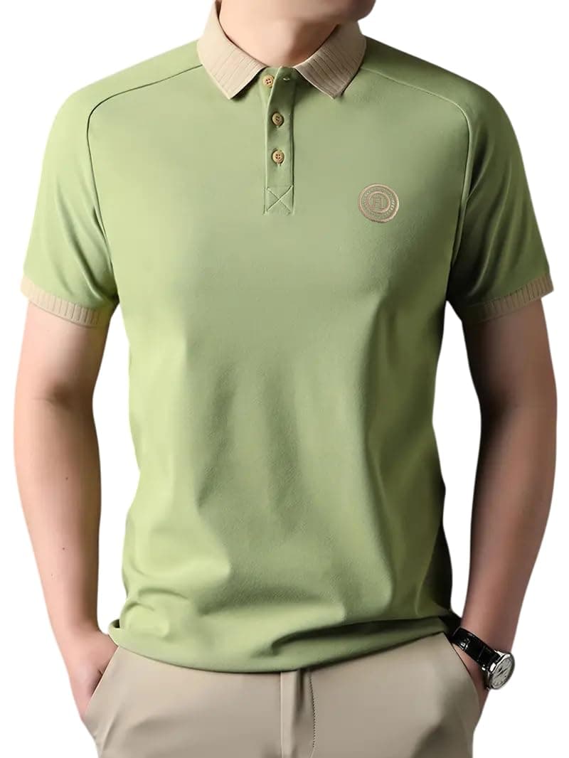 Lymio Polo T Shirt for Men || Men Casual T-Shirt || Polo (Polo-89-Pista-M)