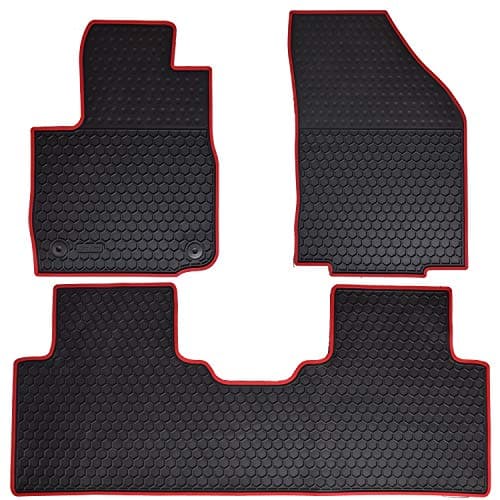 Megiteller Car Floor Mats Custom Fit for Chevrolet Chevy Equinox/GMC Terrain 2018 2019 2020 2021 2022 2023 2024 Odorless Washable Heavy Duty Rubber All Weather Floor Liners