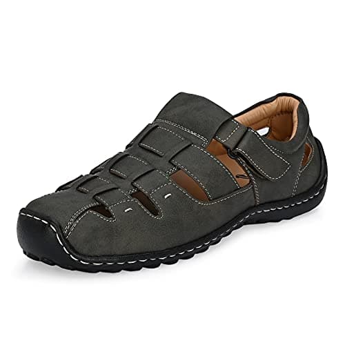 Centrino Men's 6114 CHicku Fisherman Sandals_10 UK (6114-12)