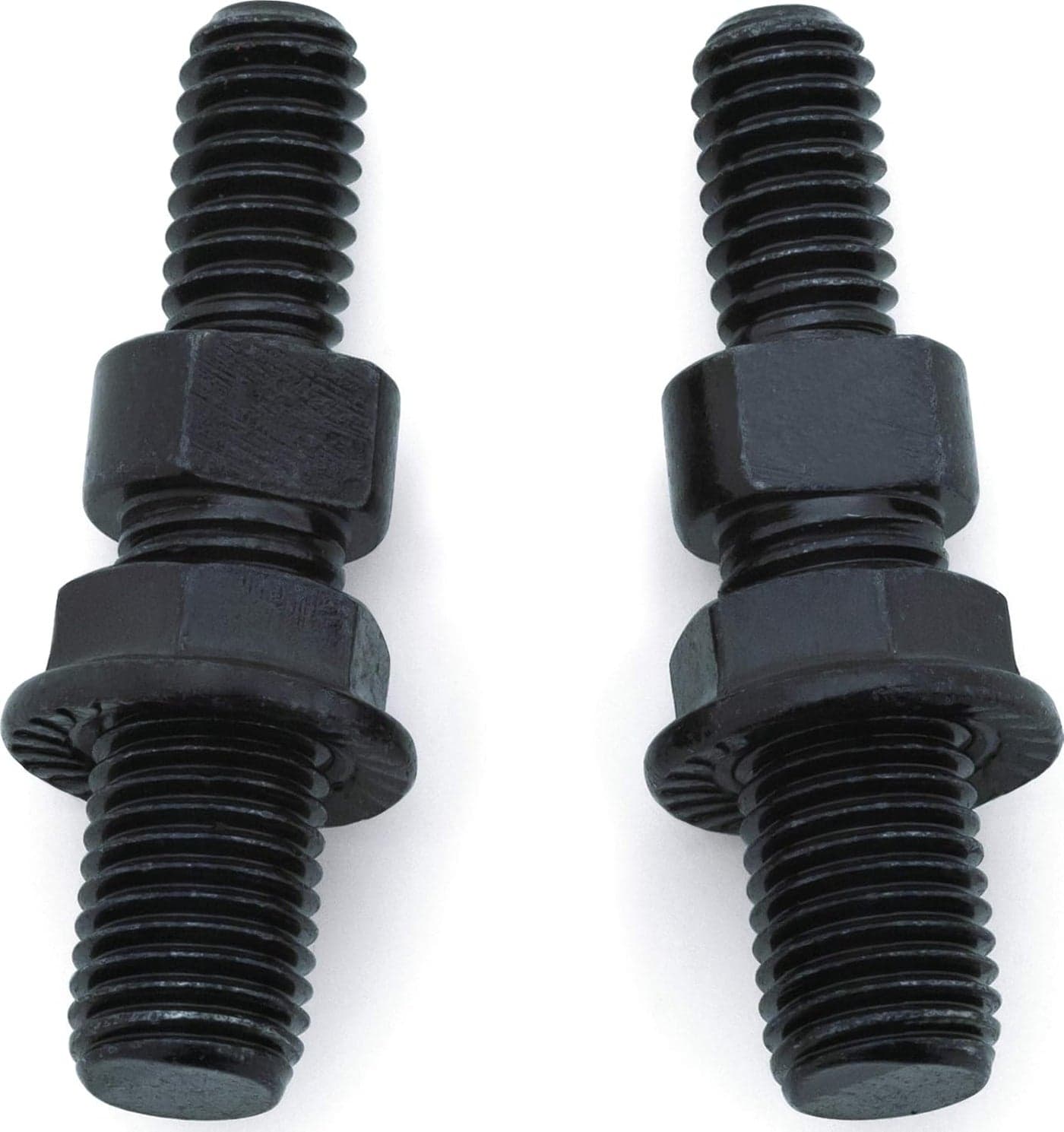 Kuryakyn 1891 Motorcycle Handlebar Mirror Adapters - Gloss Black, 1 Pair