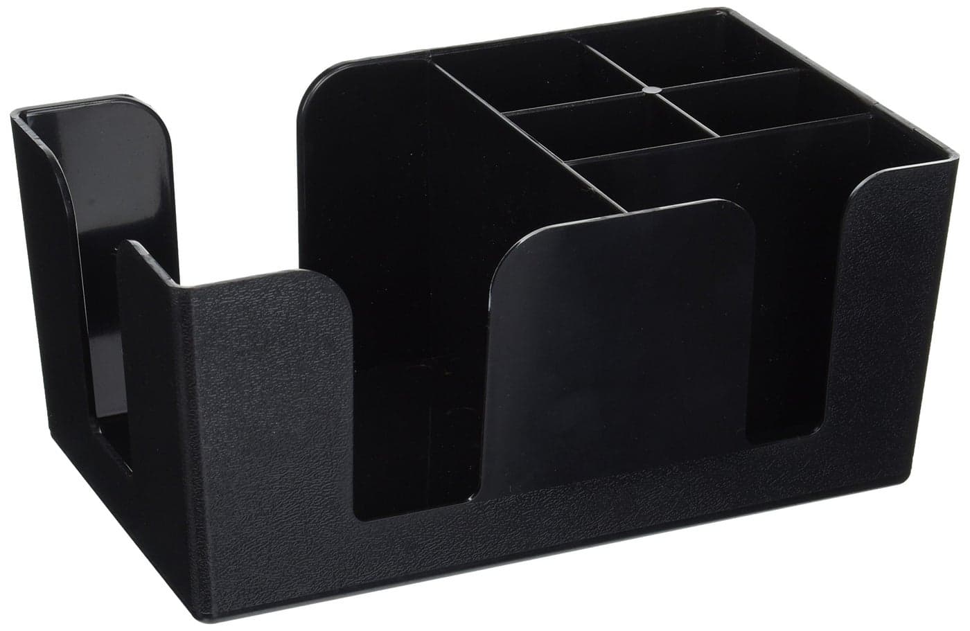 Winco BC6 Bar Caddy with 6 CompartmentsBlackMedium