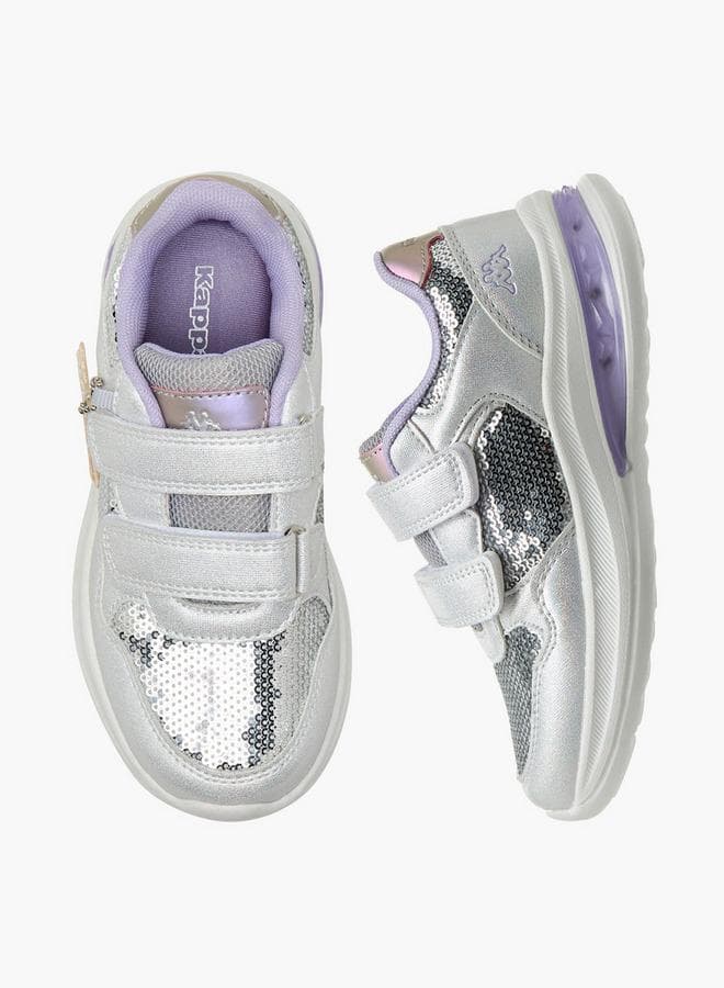 Light-Up School Sports Shoes With Hook & Loop Closure — 29