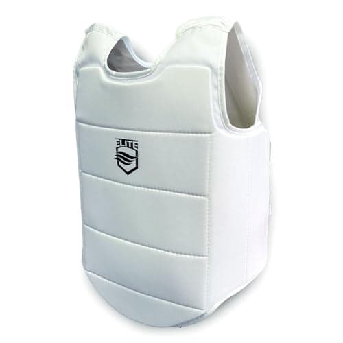 ELITE COMBAT GEAR - Karate Chest Guard for Kids & Adults (Medium)