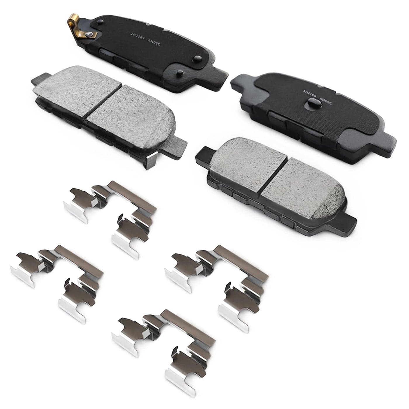 KEIYSHOLCK Rear Brake Pads Set Fit for Nissan 350370Z RogueSelect XTrail Infiniti EXFX35 37 FX45 G253537 M3535h374556 QQX 50 60 70 Q4070L Renault Suzuki OEM BC905