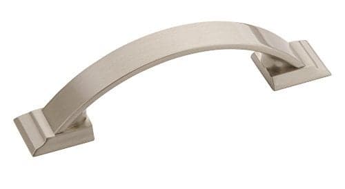 Amerock | Cabinet Pull | Satin Nickel | 3 inch (76 mm) Center to Center | Candler | 1 Pack | Drawer Pull | Drawer Handle | Cabinet Hardware