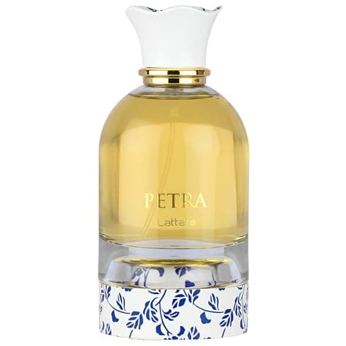 Lattafa Petra Fruity Gourmand Floral Musky Eau de Parfum LongLasting Fragrance for Unisex 34 Ounce 100 ml
