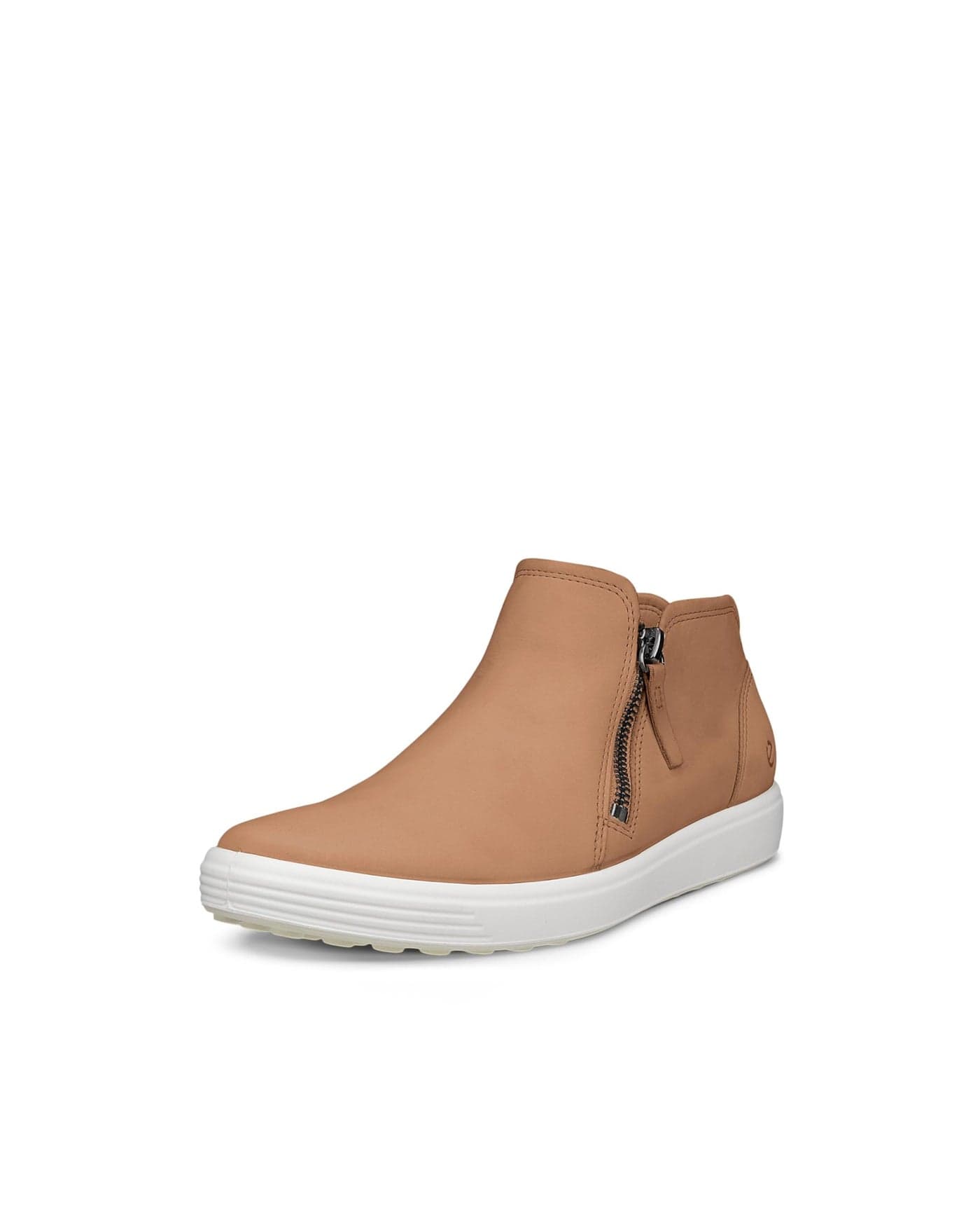 ECCO Womens Soft 7 Side Zip Bootie Sneaker CashmereCashmere 77 5