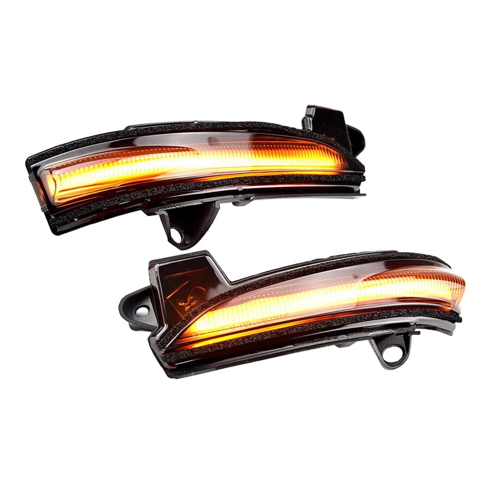 KYYET Left Right Led Side Mirrors Sequential Dynamic Turn Signal Lights Blinker Indicator Strip Compatible with 20132020 Ford Fusion